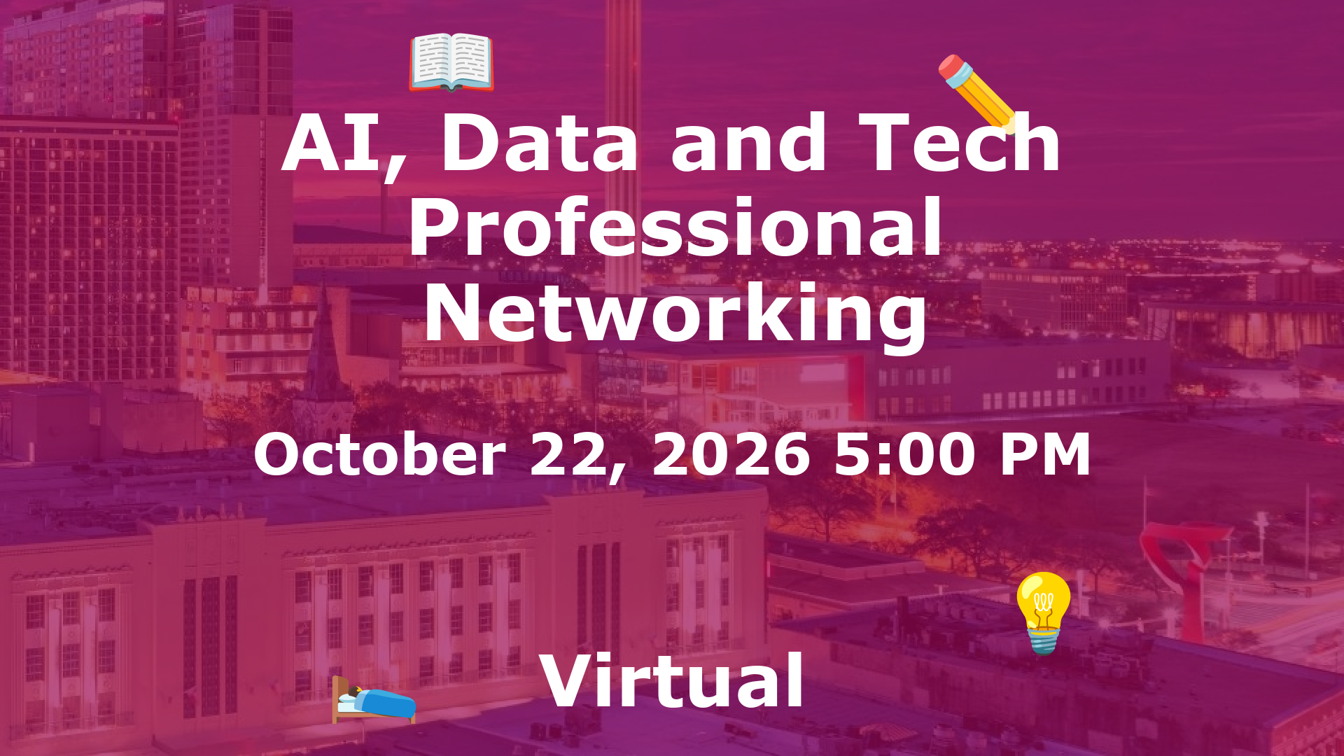 AI, Data and Tech Professional Networking event image